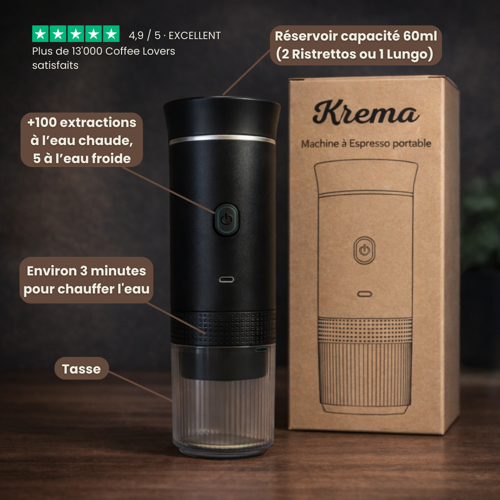 Krema - Machine à Espresso Portable